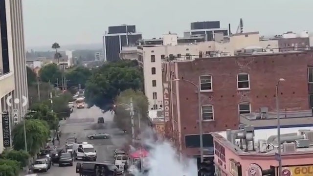 Federal immigration raid sparks chaos in LA's Westlake District