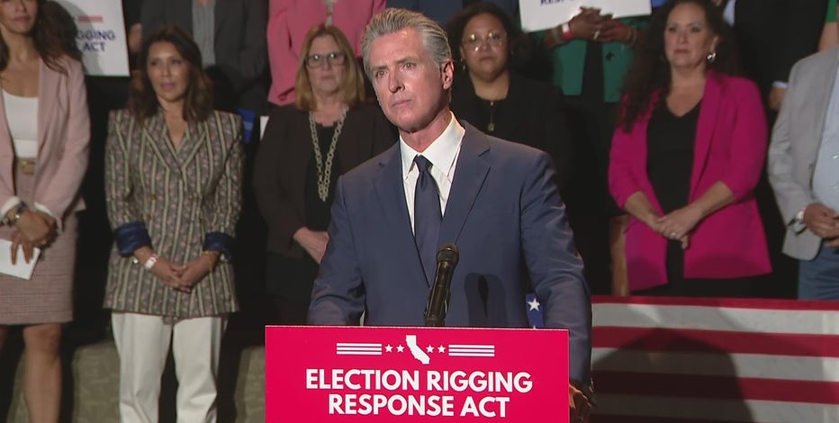 Newsom unveils plan for redistricting California