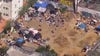 Large homeless encampment in Koreatown sparks outrage