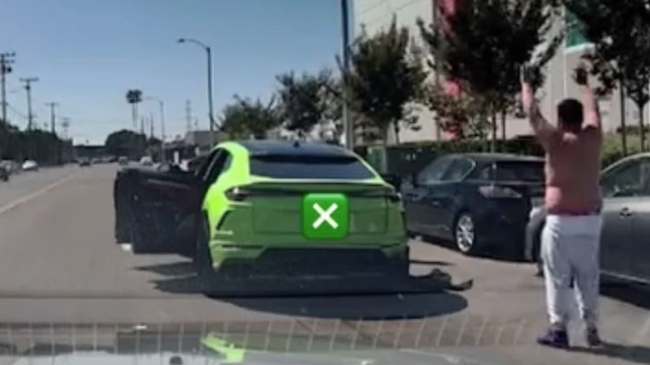 Lamborghini driver arrested in LA for reckless 'video game-style driving'