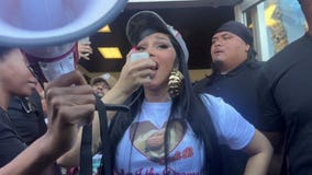 Cardi B promotes new album ‘Am I the Drama?’ in Long Beach
