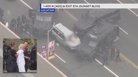 Naked woman arrested after hours-long standoff with LAPD