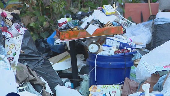 Notorious LA 'trash house' subject of debate - hoarder or recycler?