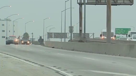 10 Freeway transition to 110 Freeway in DTLA reopens after early morning crash