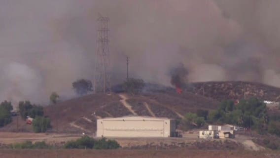 1 person dead in car fire along 5 Freeway in San Fernando Valley