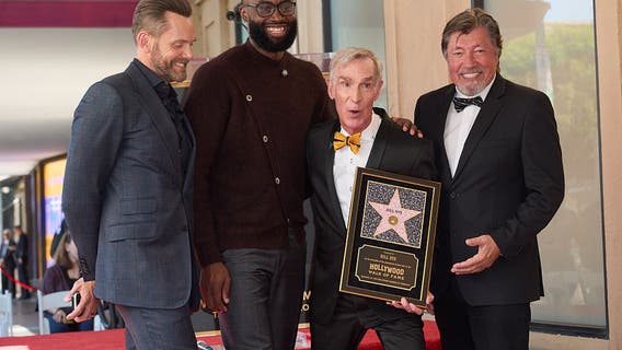 Bill Nye receives star on Hollywood Walk of Fame