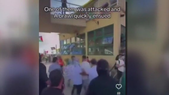 Violent brawl breaks out on Santa Monica Pier