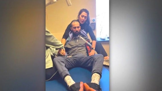 OC firefighter's road to recovery continues 1 year after crash