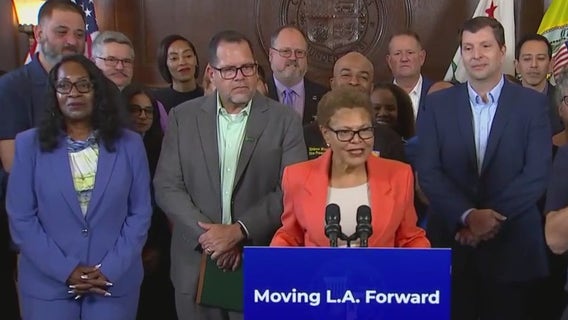 LA's $1B deficit closed, Mayor Bass signs agreement protecting city workers from layoffs