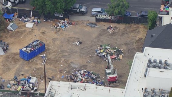 Massive homeless encampment in Koreatown being cleaned up