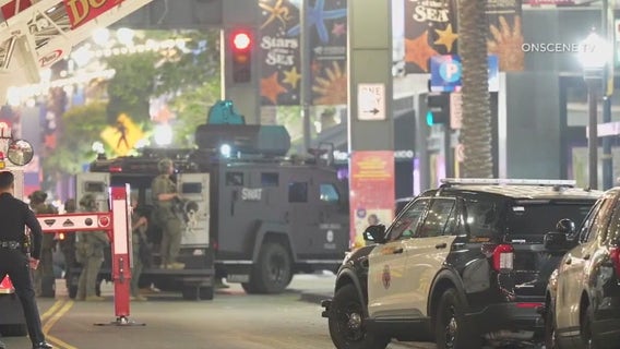 Robbery suspect escapes after barricading inside 7-Eleven in Long Beach