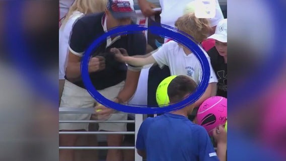 Polish millionaire Piotr Szczerek who snatched signed hat away from child at US Open apologizes