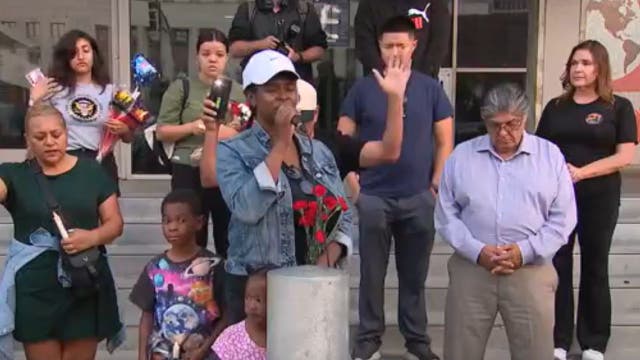 Charlie Kirk vigil held in downtown LA