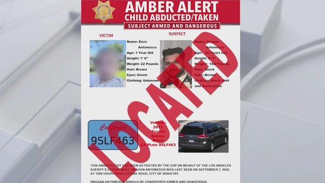 Enzo Antonescu: Baby allegedly kidnapped by father, grandparents in LA County found in Arizona