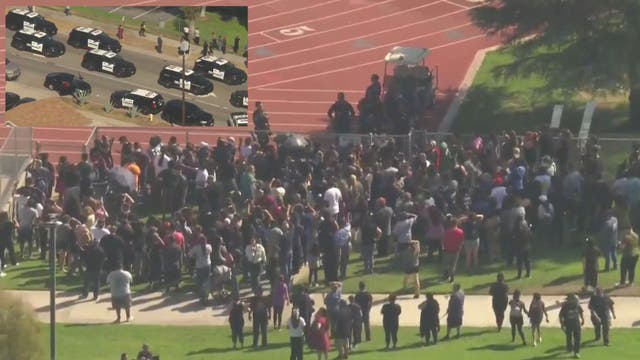 Rialto High School students evacuate after report of threat; 1 in custody