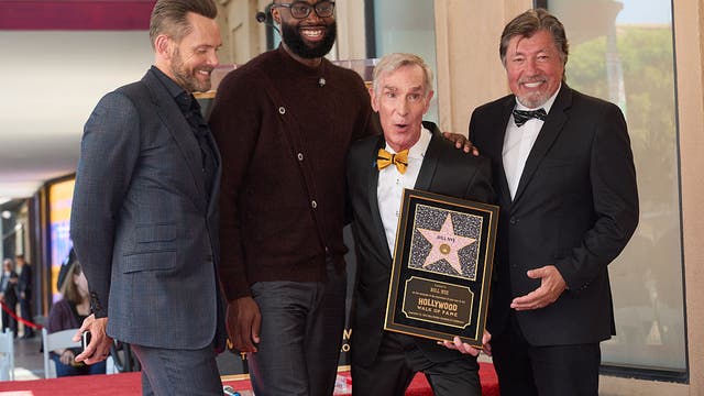 Bill Nye receives star on Hollywood Walk of Fame
