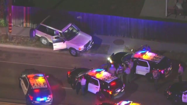 SUV spins after cop's PIT maneuver during Los Angeles County car chase
