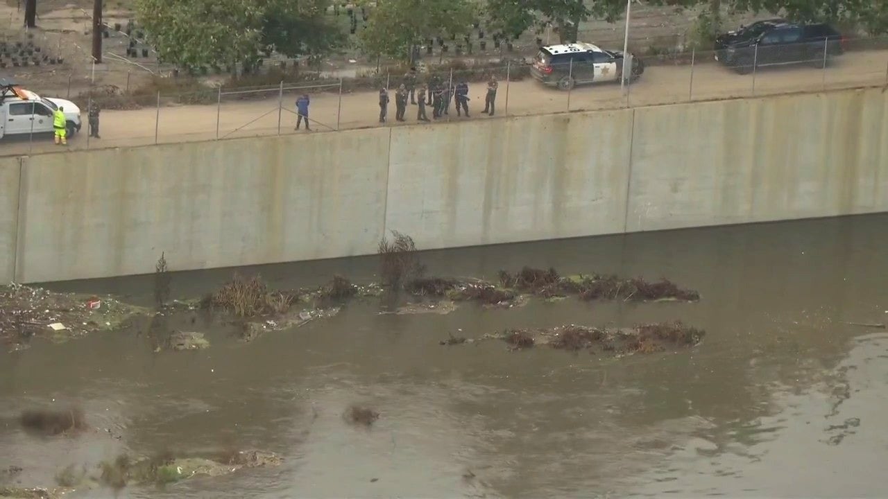 Crews searching for possible body along Santa Ana River Trail