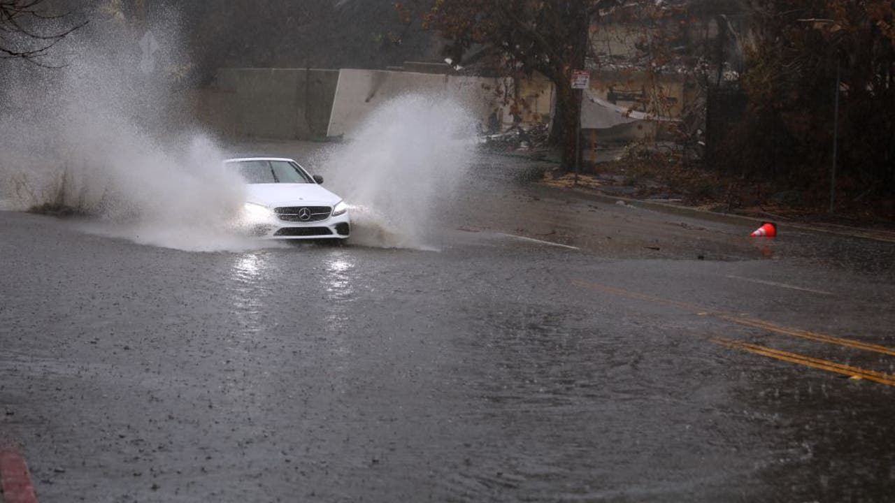 Rare October storm puts Southern California on high alert for mudslides, tornadoes