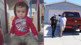 California father of 2-year-old boy swept away by floodwaters charged with vehicular manslaughter