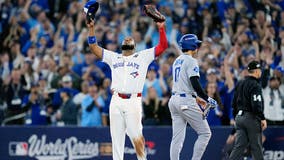 Dodgers fall to Blue Jays in World Series Game 1