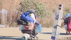 Crews clear homeless encampment in Playa Vista