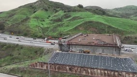 Historic wildlife bridge nears completion in Agoura Hills