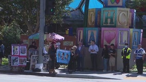Parents protest outside Children’s Hospital Los Angeles, alleging mistreatment and patient deaths