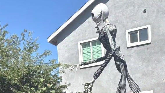 Home Depot helps Corona woman replace stolen Jack Skellington