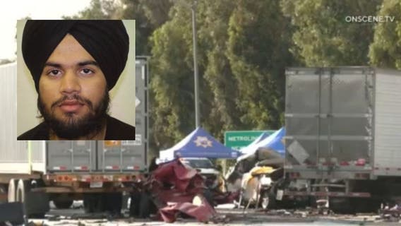 California big rig driver arrested on suspicion of DUI in deadly 8-vehicle crash on 10 Freeway