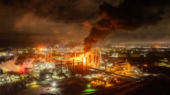 All El Segundo Chevron refinery workers accounted for after massive fire erupts at facility