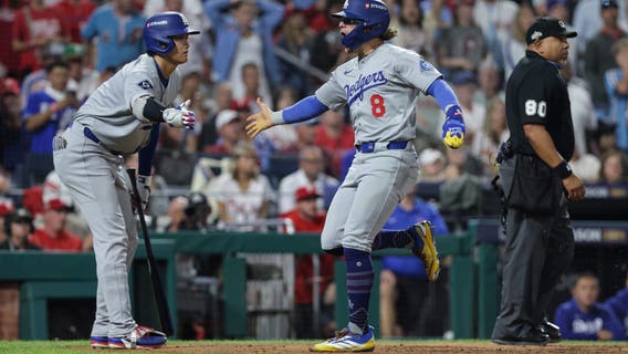 Dodgers hold off Phillies in Game 2 win despite bullpen nearly blowing 4-run lead