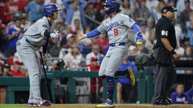 Dodgers hold off Phillies in Game 2 win despite bullpen nearly blowing 4-run lead