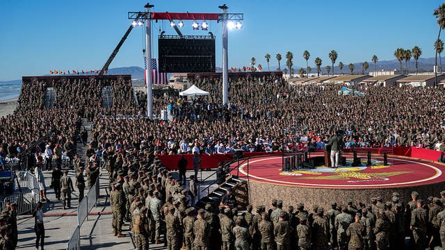 JD Vance visits Camp Pendleton; freeway shuts down for military event featuring live ammunition