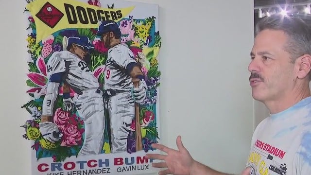 Unique Dodgers art on display in Chinatown gallery