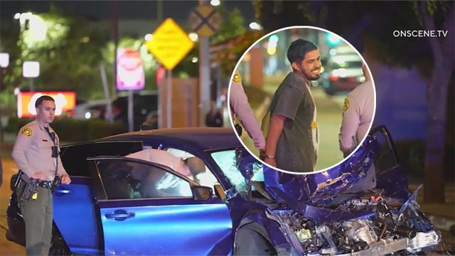 Possible street race in South Gate ends in multi-car crash