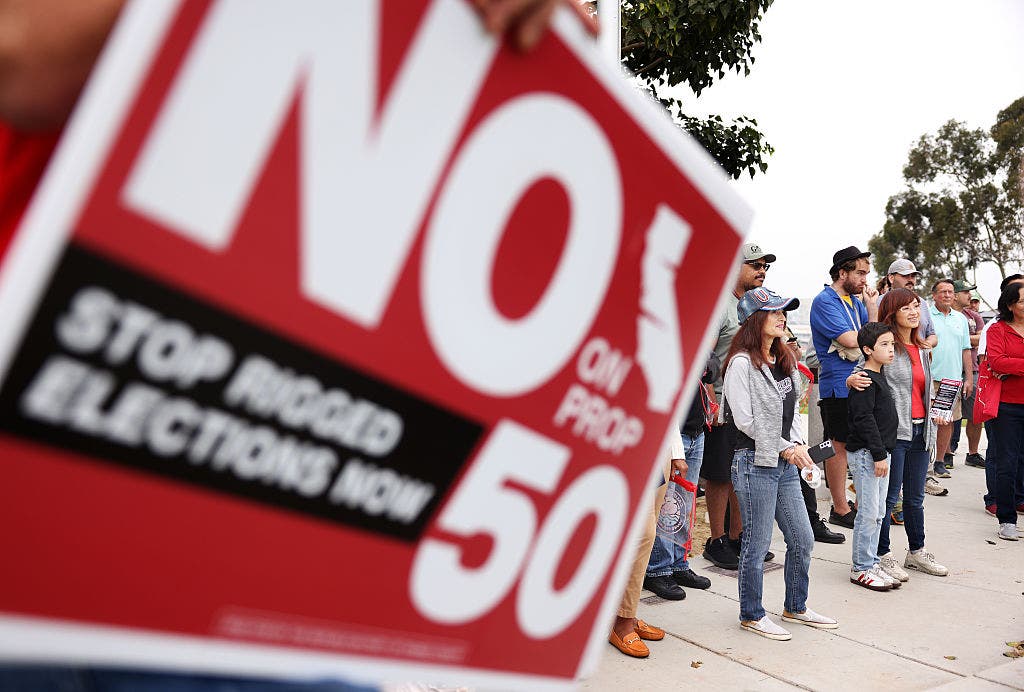 Republicans sue over passage of California's Prop 50