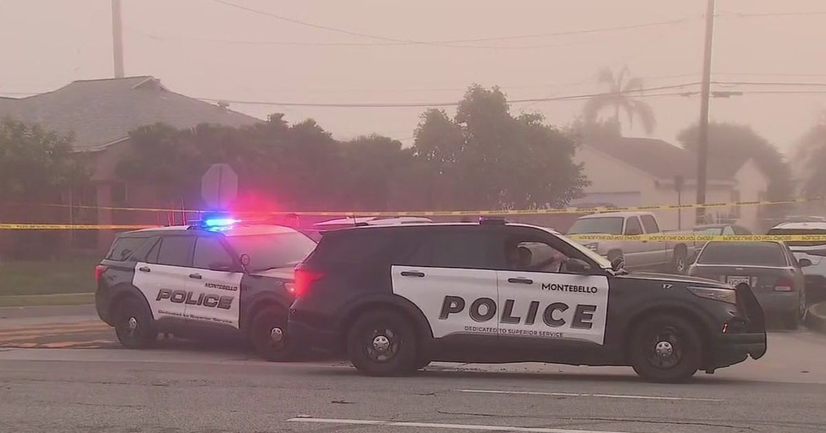 Montebello police fire at vehicle after pursuit in Pico Rivera | FOX 11 ...