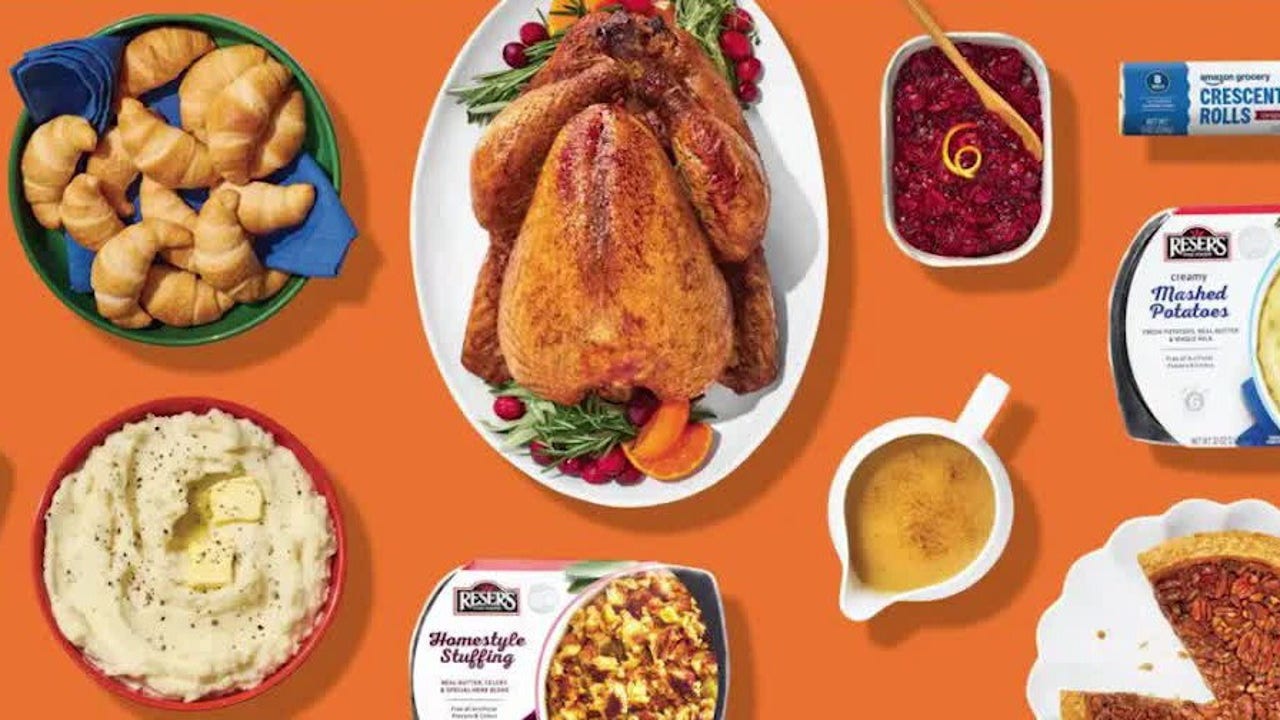 Amazon's $25 Thanksgiving dinner for 5: Here's what you get | FOX
