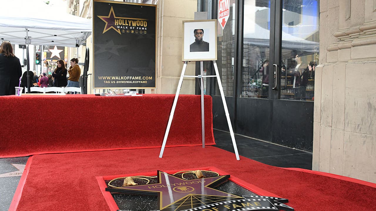 Chadwick Boseman posthumously receiving star on Hollywood Walk of Fame