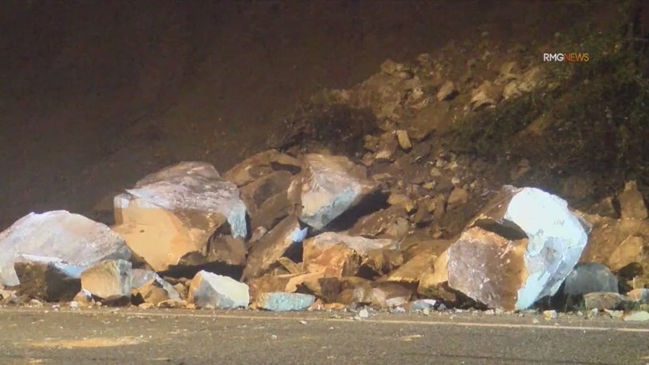 Malibu road blocked by rockslide as rain triggers beach water advisory for surfers