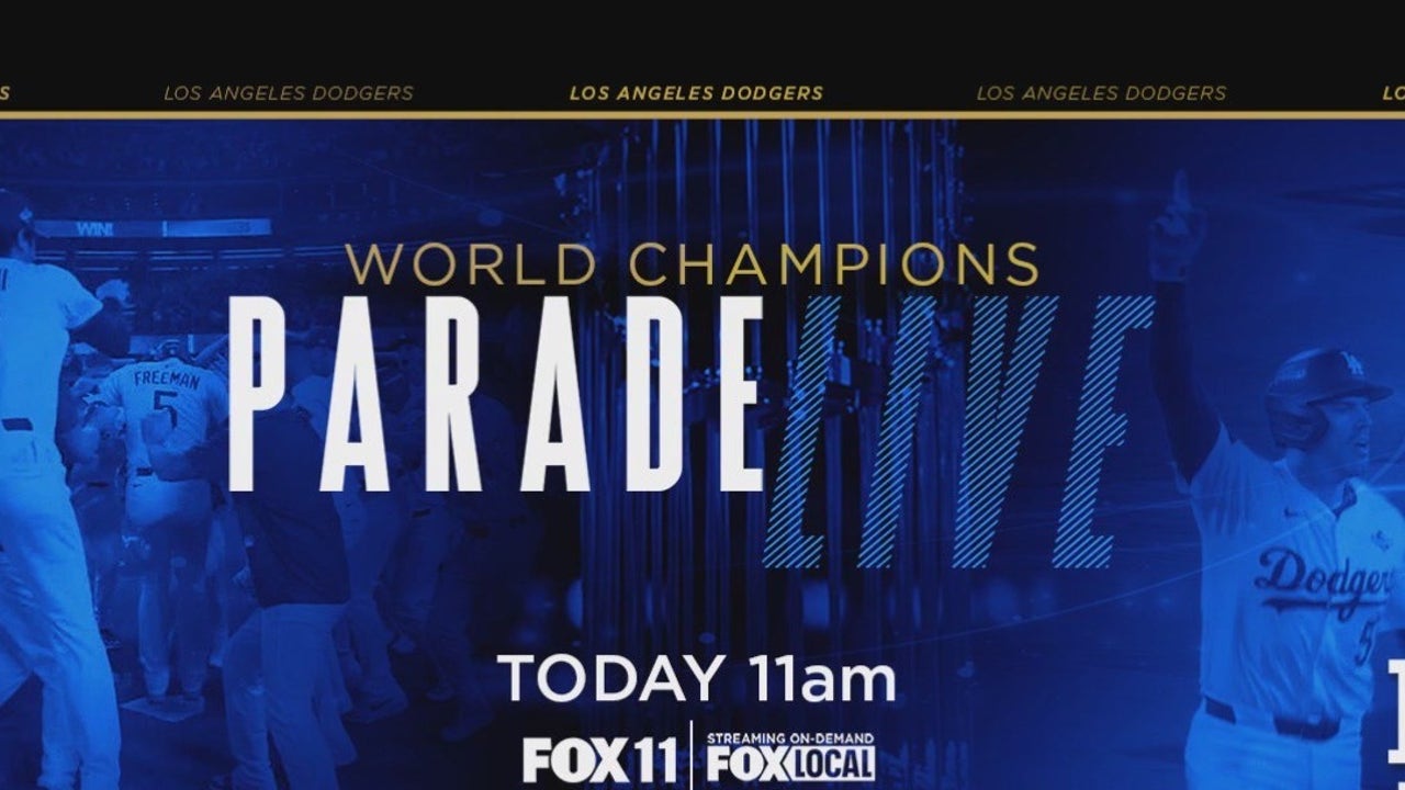 LIVE: Dodgers World Series parade hours away from starting