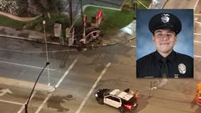 Off-duty LAPD officer killed in fiery crash in Santa Clarita