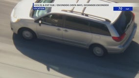 Woman in stolen minivan escapes, crosses US-Mexico border after 4-county pursuit across SoCal