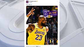 LeBron James kicks off 23rd NBA season with a Lakers win over Jazz