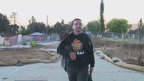 Man walks from Altadena to Paradise to raise funds for wildfire survivors