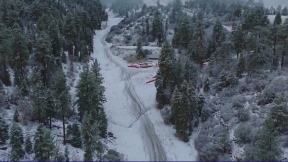 Big Bear Mountain Resort prepares for winter season amid fresh snowfall