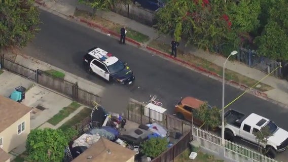 Suspect swinging metal chain fatally shot by officers in Watts