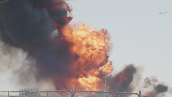 Propane truck sparks massive blaze in Lancaster