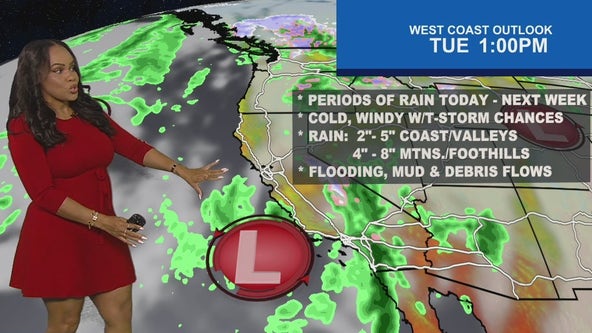 LIVE UPDATES: Rain arrives in Southern California